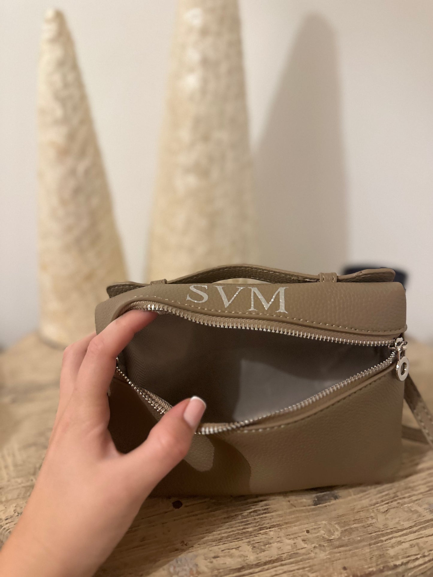 NEW Taupe Cross Body Bag