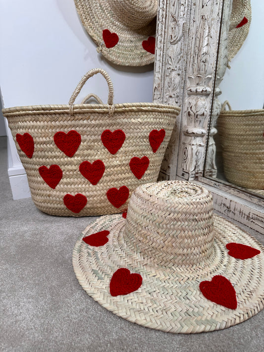 Love Heart Straw Hat