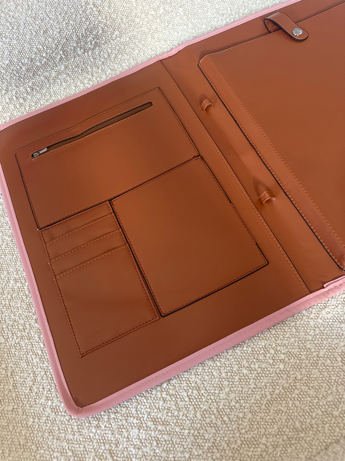 Baby Pink Carry-All Laptop Organiser