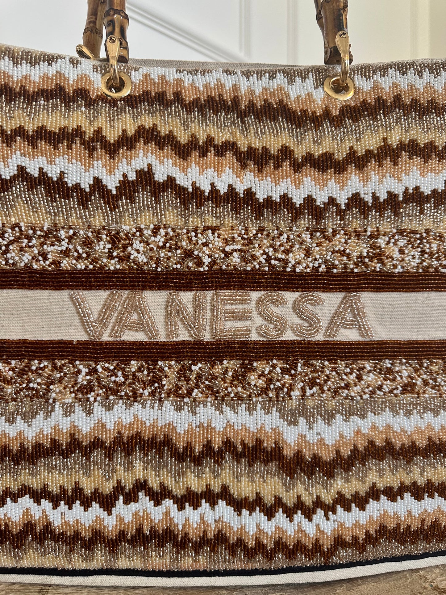 Vanessa Beaded Tote
