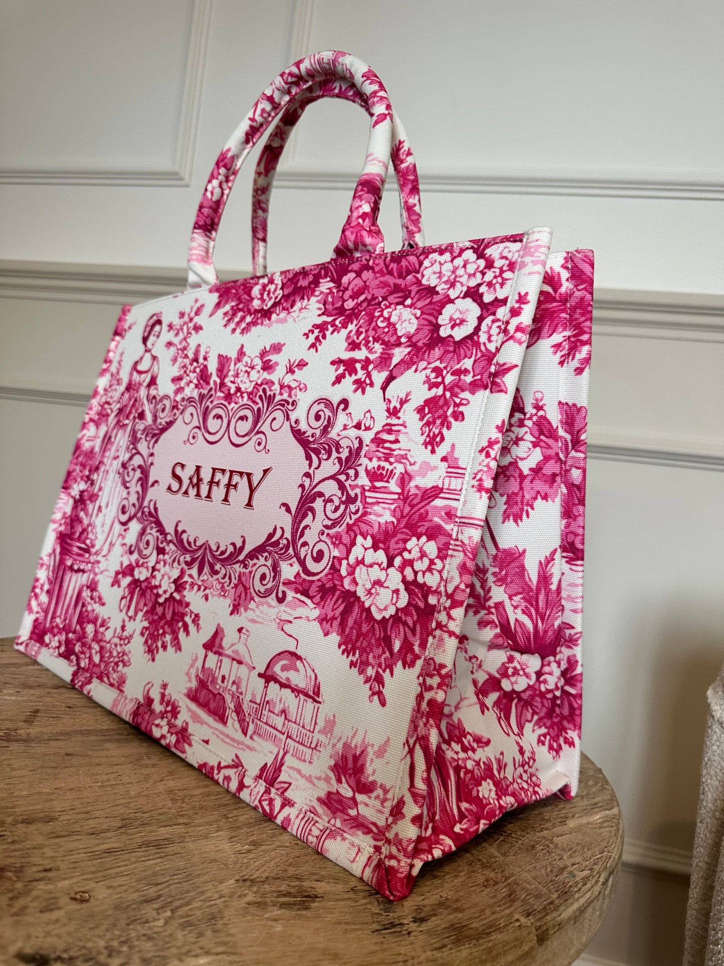 Fuchsia Pink Shopper Bag