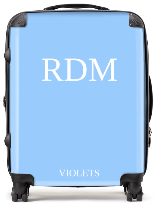 Baby Blue Personalised Suitcase