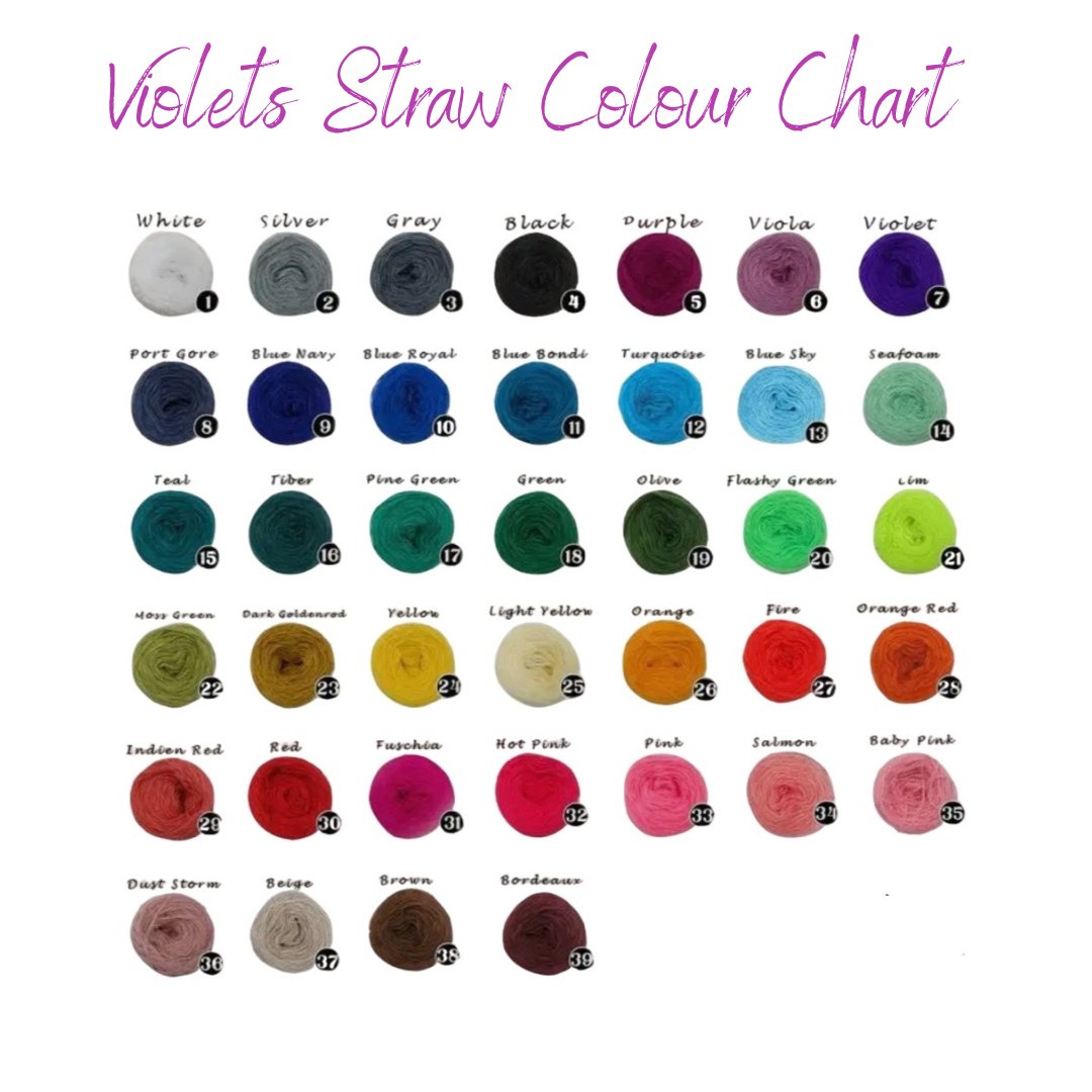 Mini Personalised Straw Bag