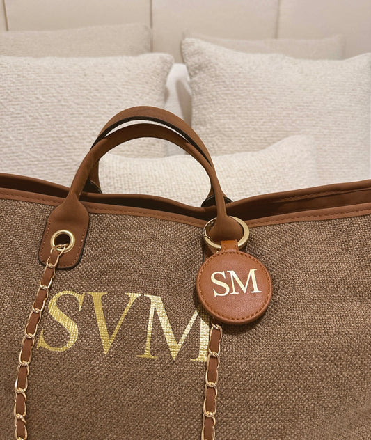 Tan & Gold Hat Magnet