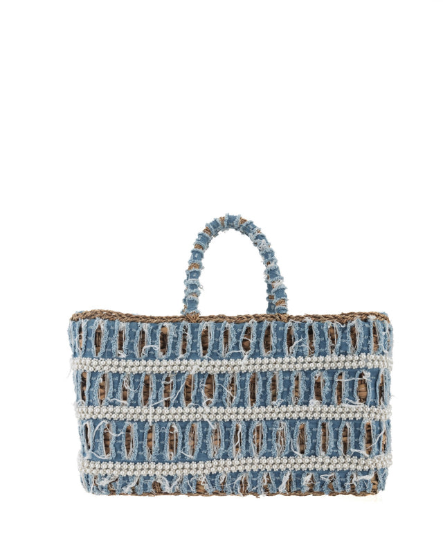 Blue Pearl Jean Bag