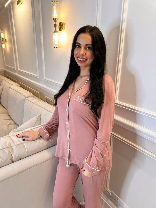 Cinnamon Soft Long Personalised Pyjamas