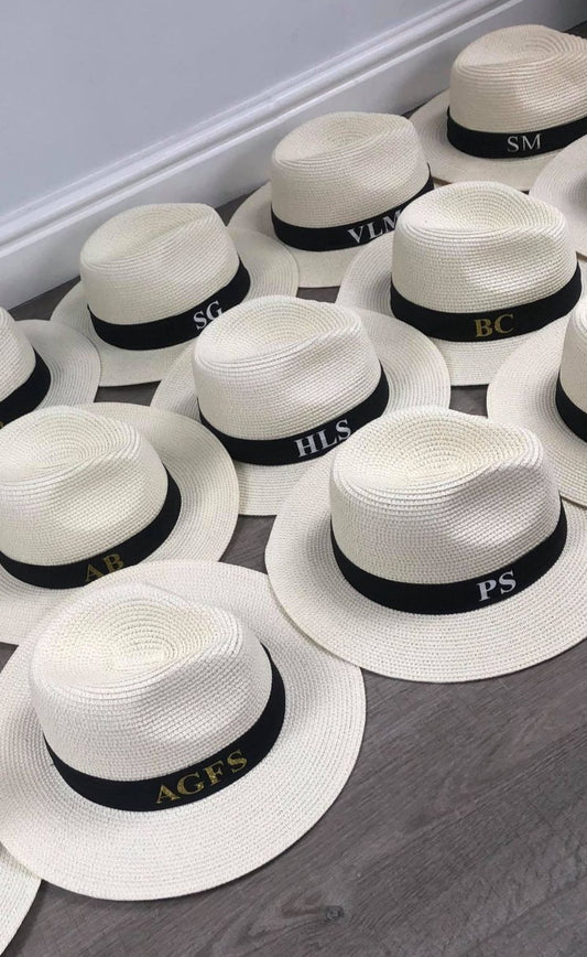 Cream Personalised Sun Hat