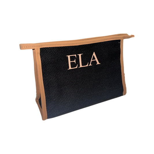 Black & Brown Clutch Bag