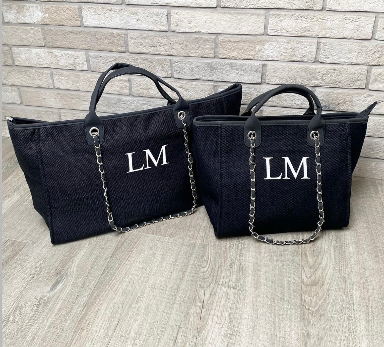 Black Weekender & Medium Bag