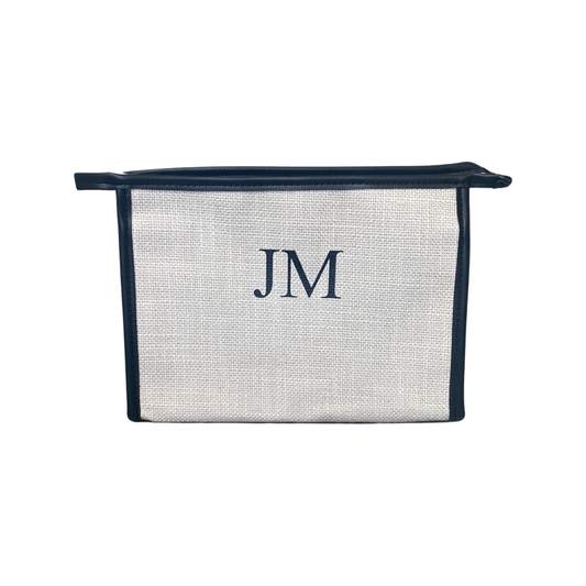 Cream & Black Clutch Bag