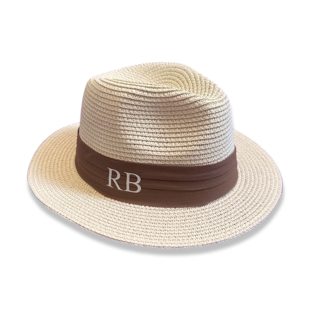Children's Cream & Nude Sun Hat