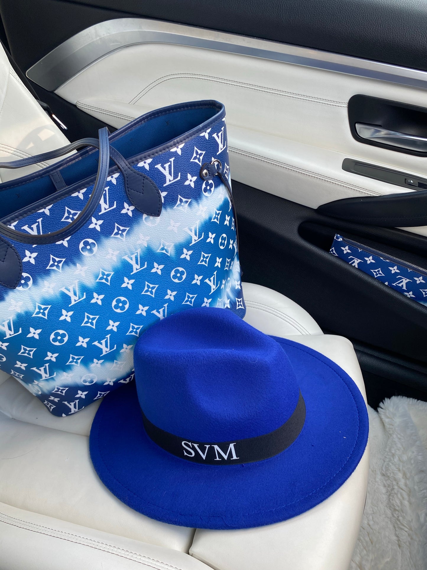 Royal Blue Personalised Fedora