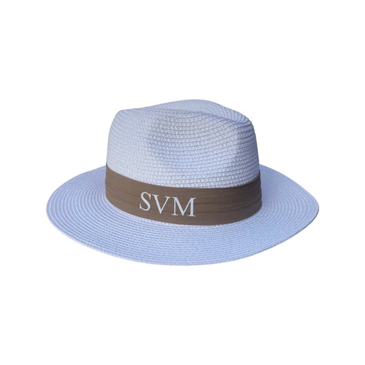 NEW White/Nude Personalised Sun Hat
