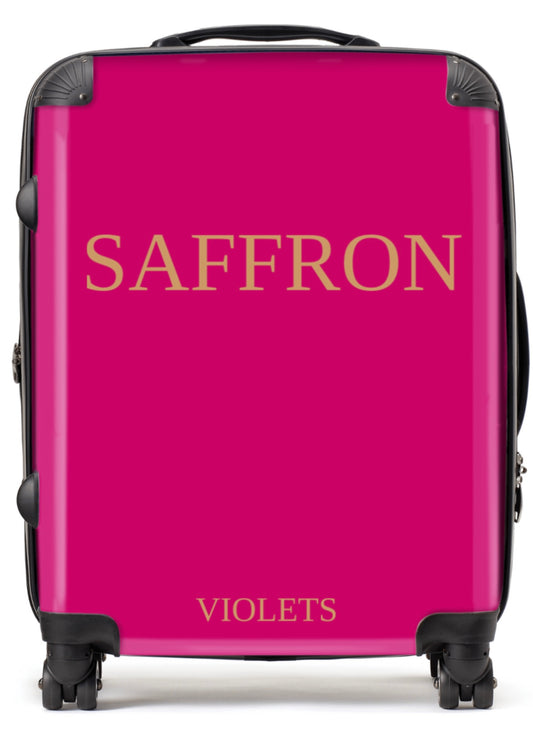 Fuschia Pink Personalised Suitcase
