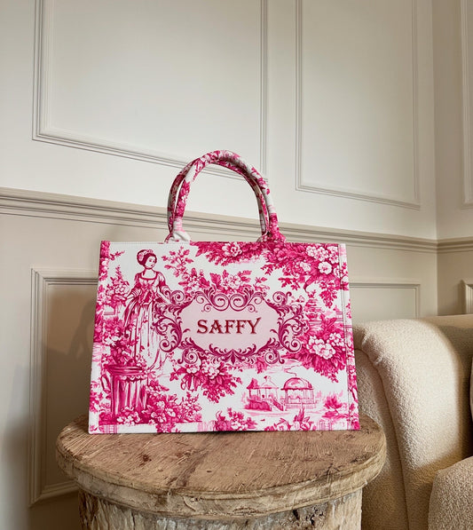 Fuchsia Pink Shopper Bag