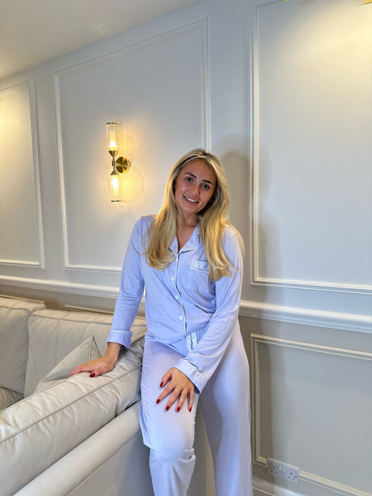 Lilac Soft Long Personalised Pyjamas