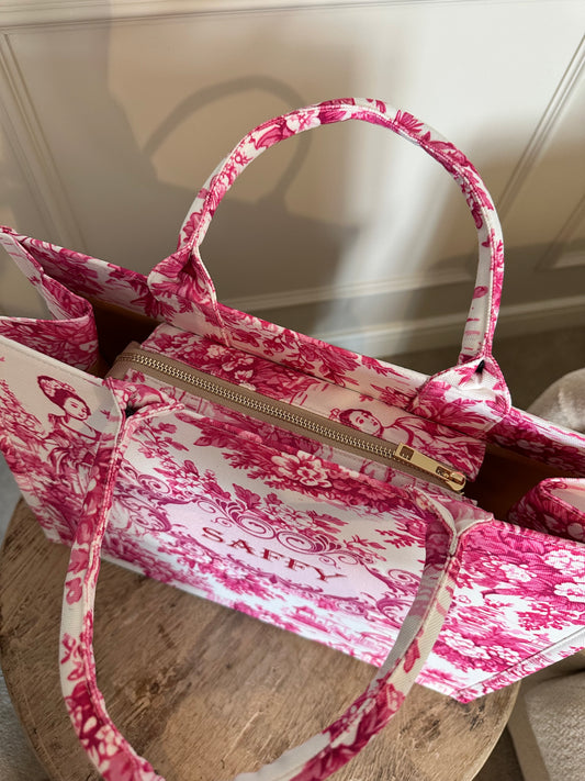 Fuchsia Pink Shopper Bag