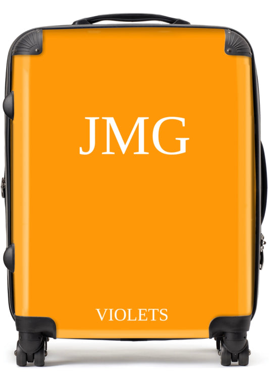 Orange Personalised Suitcase