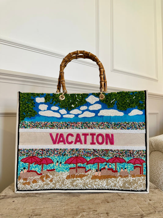 Capri Beaded Tote