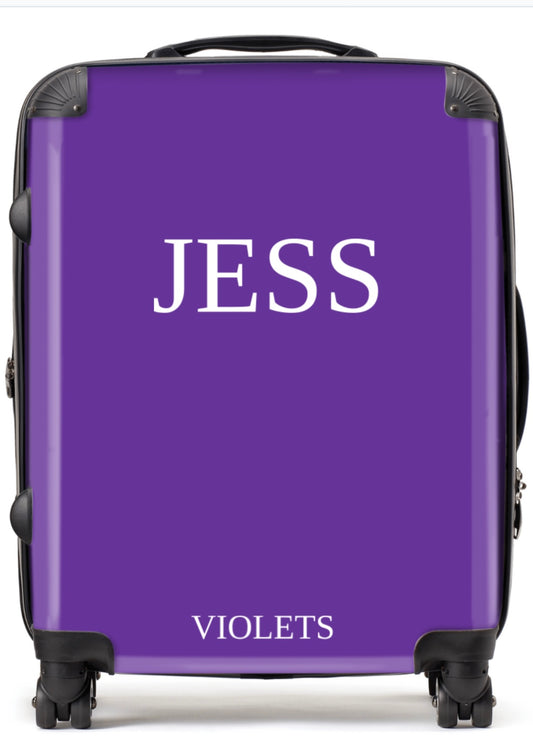 Violet Personalised Suitcase