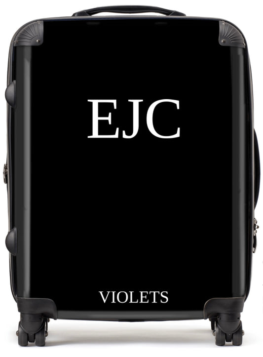 Black Personalised Suitcase