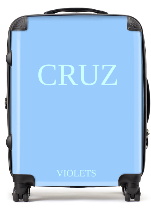 Baby Blue Personalised Suitcase