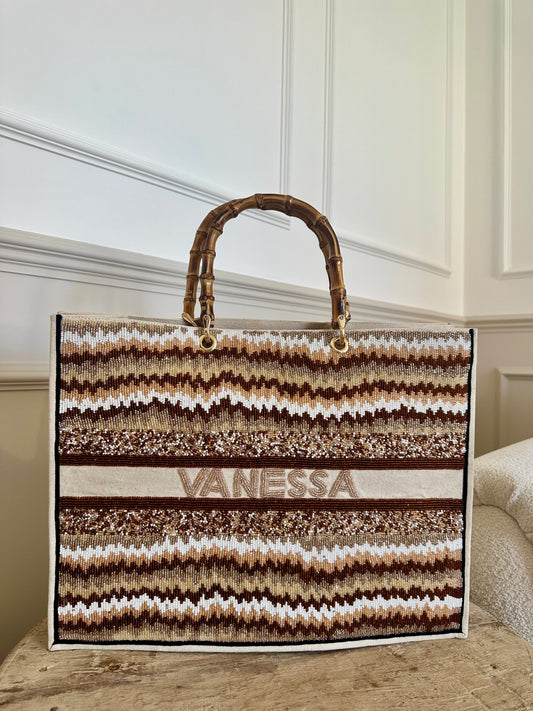 Vanessa Beaded Tote