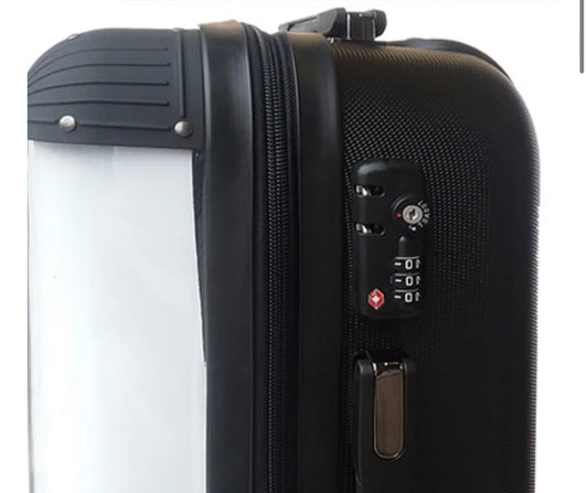 White Personalised Suitcase