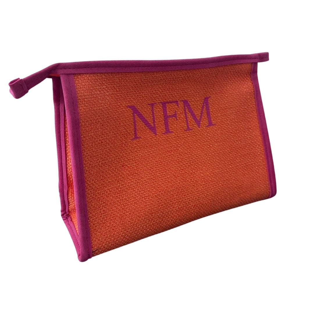 Orange & Pink Clutch Bag