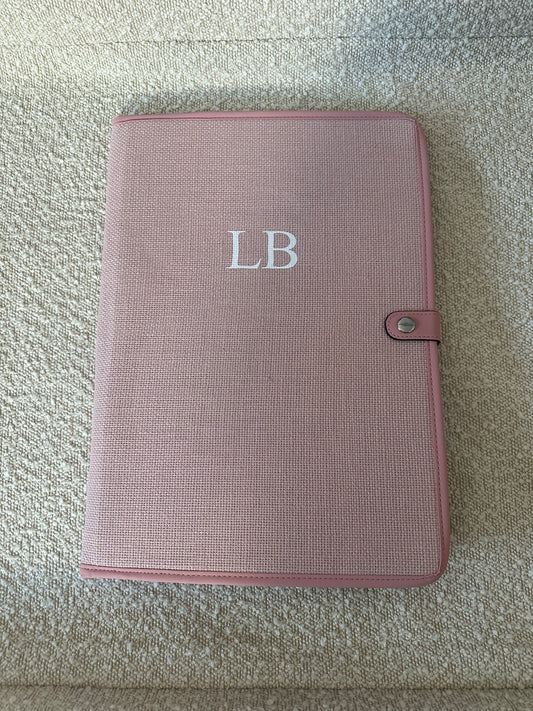 Baby Pink Carry-All Laptop Organiser