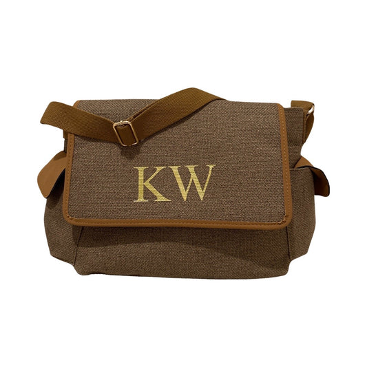 Caramel Personalised Baby Changing Bag