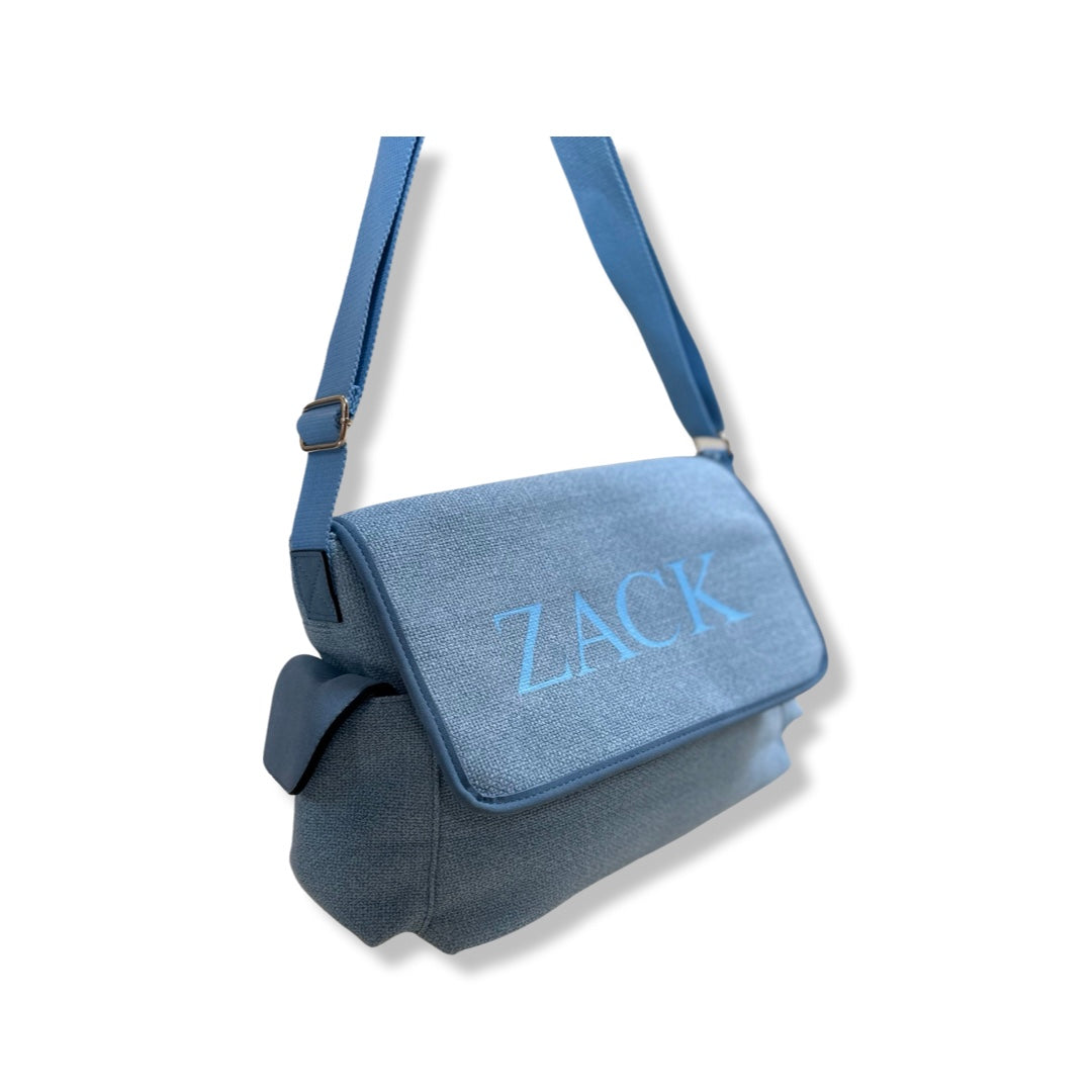 Baby Blue Personalised Baby Changing Bag