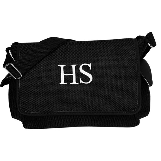 Black Personalised Baby Changing Bag