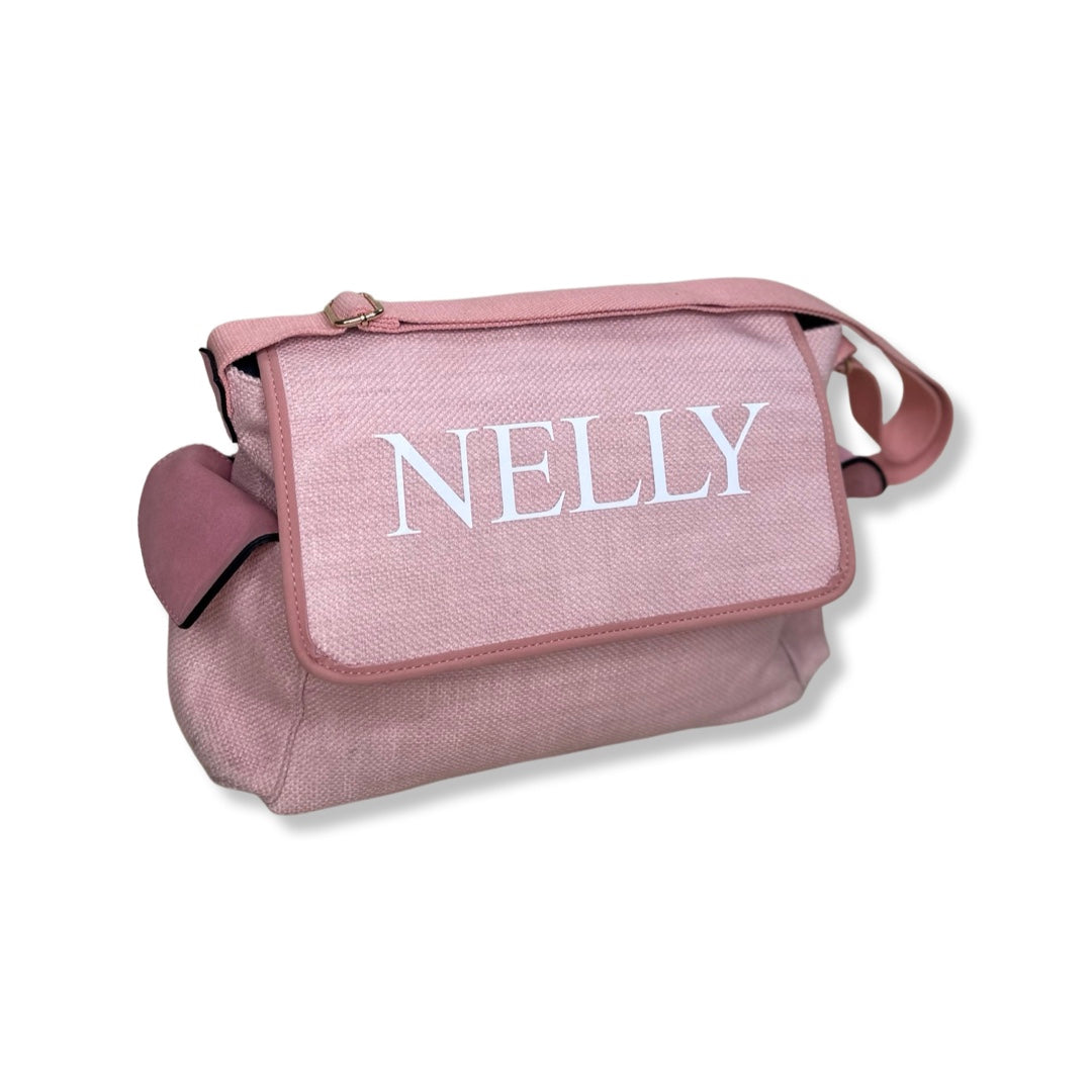 Baby Pink Personalised Baby Changing Bag