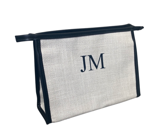 Cream & Black Clutch Bag