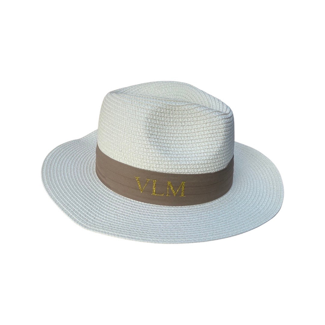NEW Cream/Nude Personalised Sun Hat