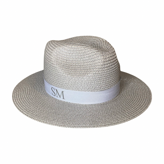 Grey Personalised Sun Hat