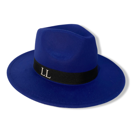 Royal Blue Personalised Fedora