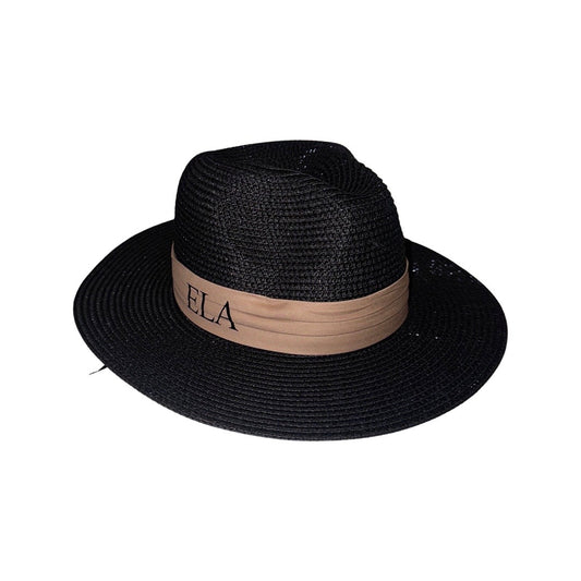 Black & Nude Personalised Sun Hat