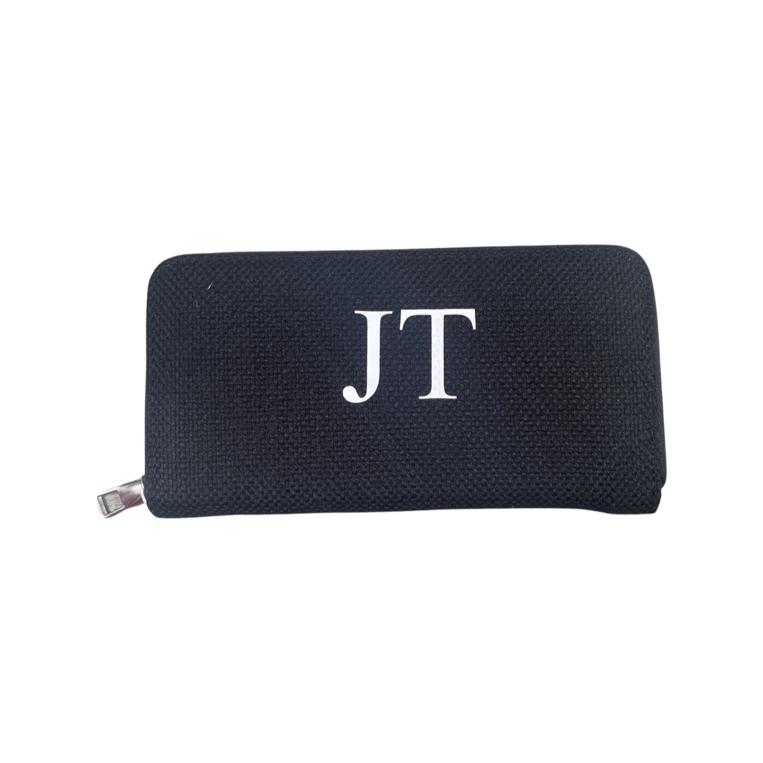 Black Personalised Purse